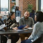 human resources team meeting hiring