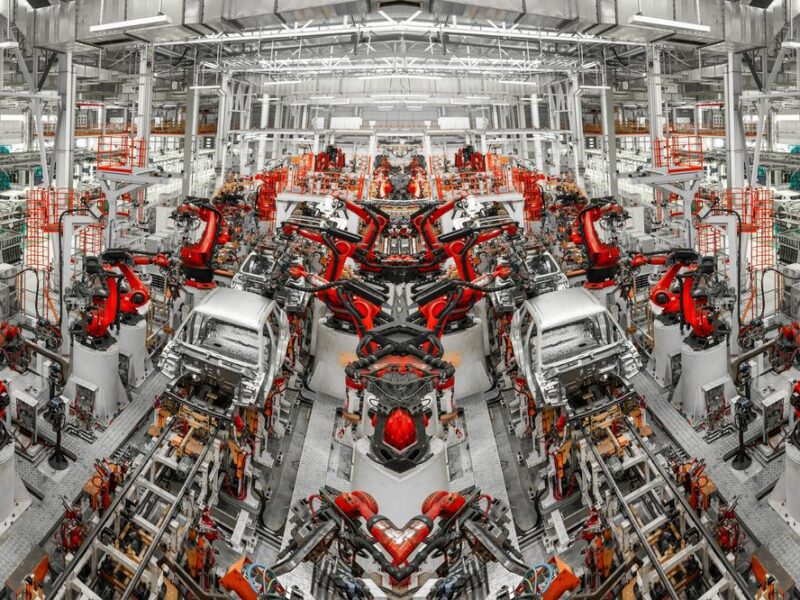 Aircraft components production line setup for a Canadian corporation