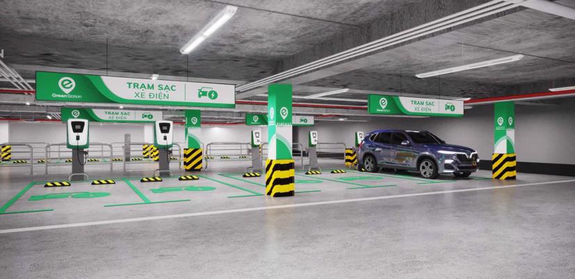 tram sac xe dien vinfast