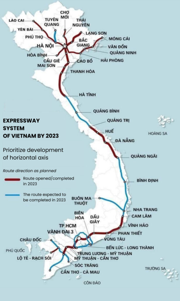 North South Expressway system by