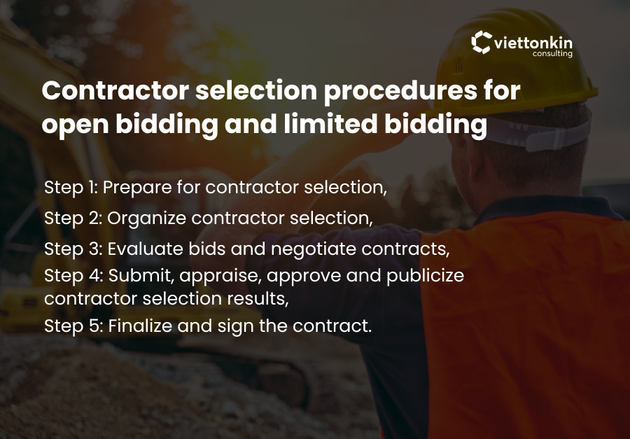 procedure of selecting contractors