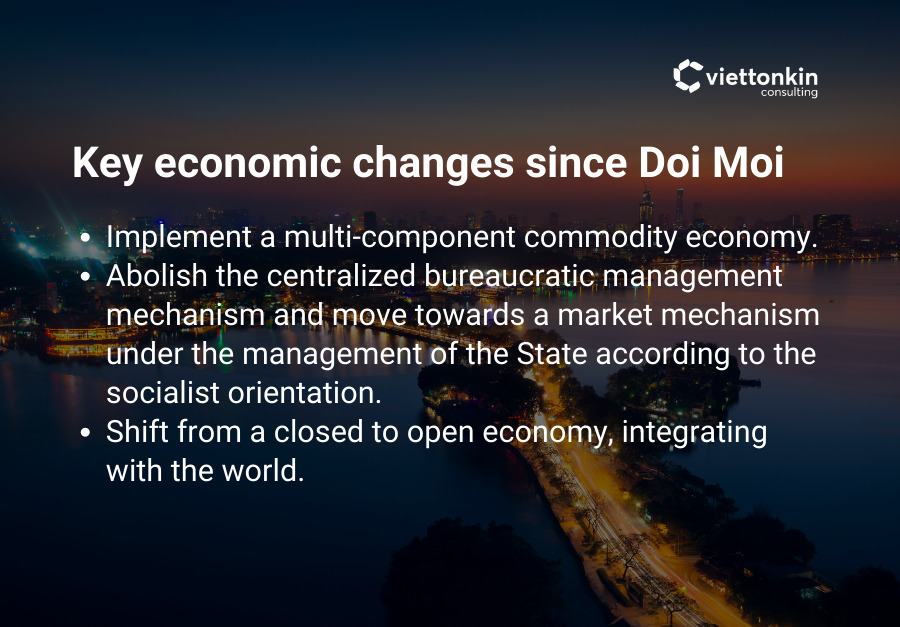 Key economic changes of Vietnam since Doi Moi
