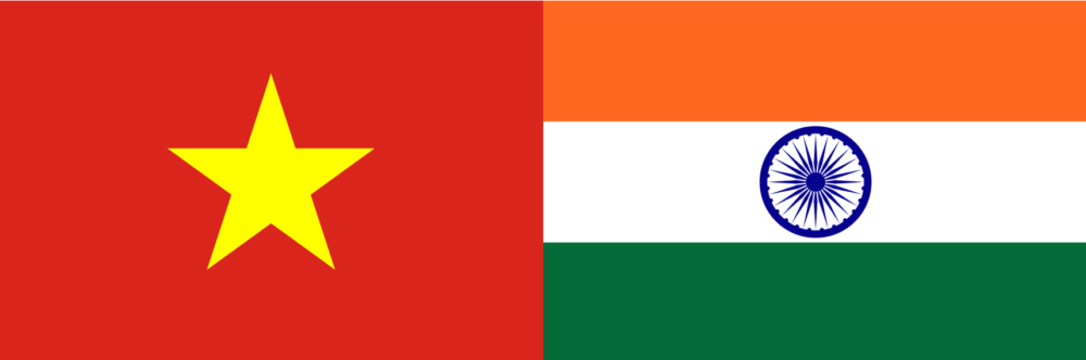 vietnam and india flag